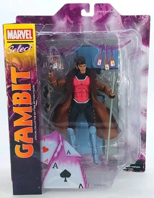 Marvel Select Gambit X-Men 7in Action Figure Diamond Select New - Image 1 of 4