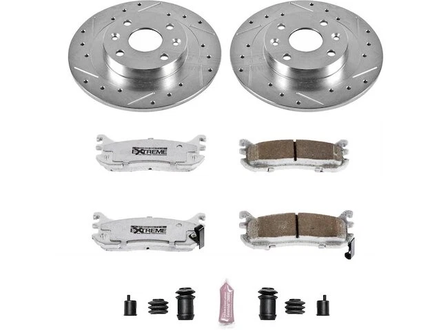 后刹车片和转子套件适用于 1995 - 1998 年马自达 Protege 1.8L 4 Cyl 1996 MN695MV — 第 1/1 张图片