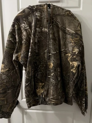 Cabelas RealTree Camo Hooded Fleece Jacket Size 2XL - Image 1 of 4