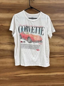 Vintage GM Classic Corvette stingray 1976 large Short Sleeve Crew Neck - Picture 1 of 8