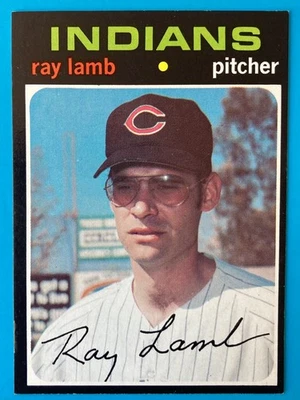 1971 topps baseball SP high #727 Ray Lamb Cleveland Indians NM - Image 1 of 2