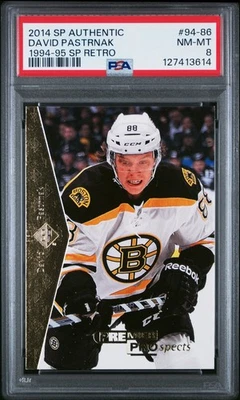 2014 SP AUTHENTIC 1994-95 SP RETRO #94-86 DAVID PASTRNAK RC ROOKIE PSA 8 - Image 1 of 2