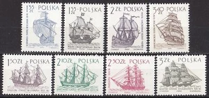 POLAND 1964 **MNH SC#1206/13 Sailing Ships (II) - Picture 1 of 1