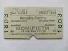 British Rail Train Ticket Broughty Ferry To Monifieth