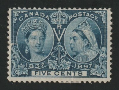 Canada 1897 #54 Diamond Jubilee Issue - F MH - Image 1 of 2