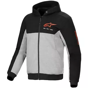 Alpinestars Chrome V2 Sport Felpa con Cappuccio Giacca Moto Corazzata - Foto 1 di 3