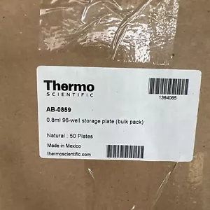 QTY 50 Thermo Scientific 96 Well 0.8mL Polypropylene Storage Plate, AB-0859 - Picture 1 of 5