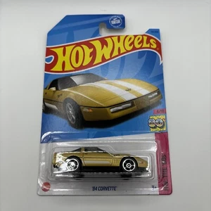 Hot Wheels 84 Corvette Gold #74 - 2023 HW: The '80s - Picture 1 of 4