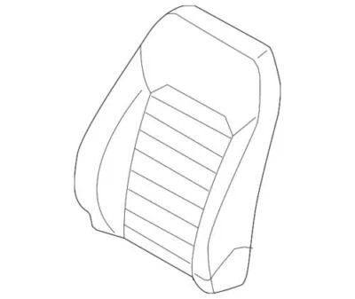 Conjunto de cubierta de asiento delantero derecho original Ford Fusion 2013-2014 DS7Z-54644416-EB Foto 1 de 2