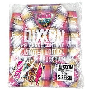 Dixxon Flannel x Xul Beer Co Men's XL Plaid PB&J Mixtape Collab Button Shirt - Picture 1 of 11