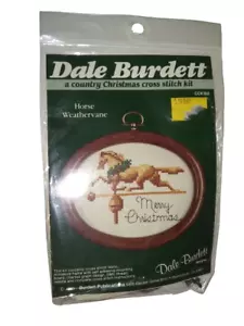 Dale Burdett Horse Weathervane Counted Cross Stitch Kit CCK102 Merry Christmas - Picture 1 of 2