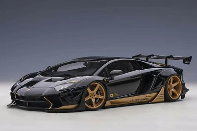 AutoArt Liberty Walk LB-Works Lamborghini Aventador Black  1/18. 79184 - Imagen 1 de 4