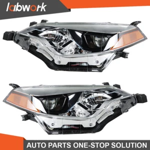 Labwork Headlights For Toyota Corolla 2014-2016 Left&Right Headlamps Assembly - Picture 1 of 11