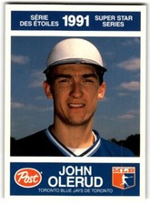 1991 Post Canada Super Star Series John Olerud #17 Toronto Blue Jays