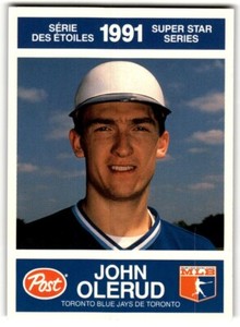 1991 Post Canada Super Star Series John Olerud #17 Toronto Blue Jays