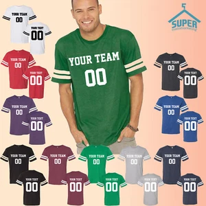 Camisa Personalizada Camiseta Personalizada Fútbol Número Tu Propio Equipo ALGODÓN - Imagen 1 de 22