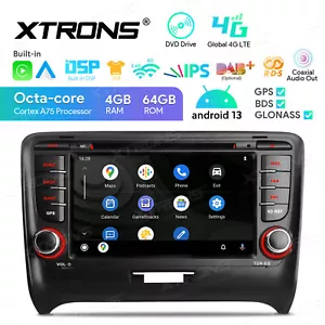 7inch Android Car GPS Stereo DVD Player Radio 8-Core 64GB 4G LTE For Audi TT MK2 - Picture 1 of 19
