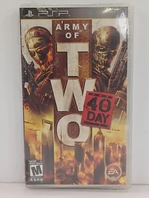 ARMY of TWO: The 40th DAY Sony PSP 2010 PlayStation Portable Co-Op NEW SEALED - Image 1 of 4