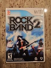 Nintendo Wii Rock Band 2 Music Video Game w/ Manual