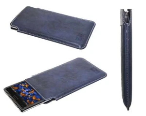 caseroxx Business-Line Etui für Sony Xperia Z5 Compact in blau aus Kunstleder - Bild 1 von 4