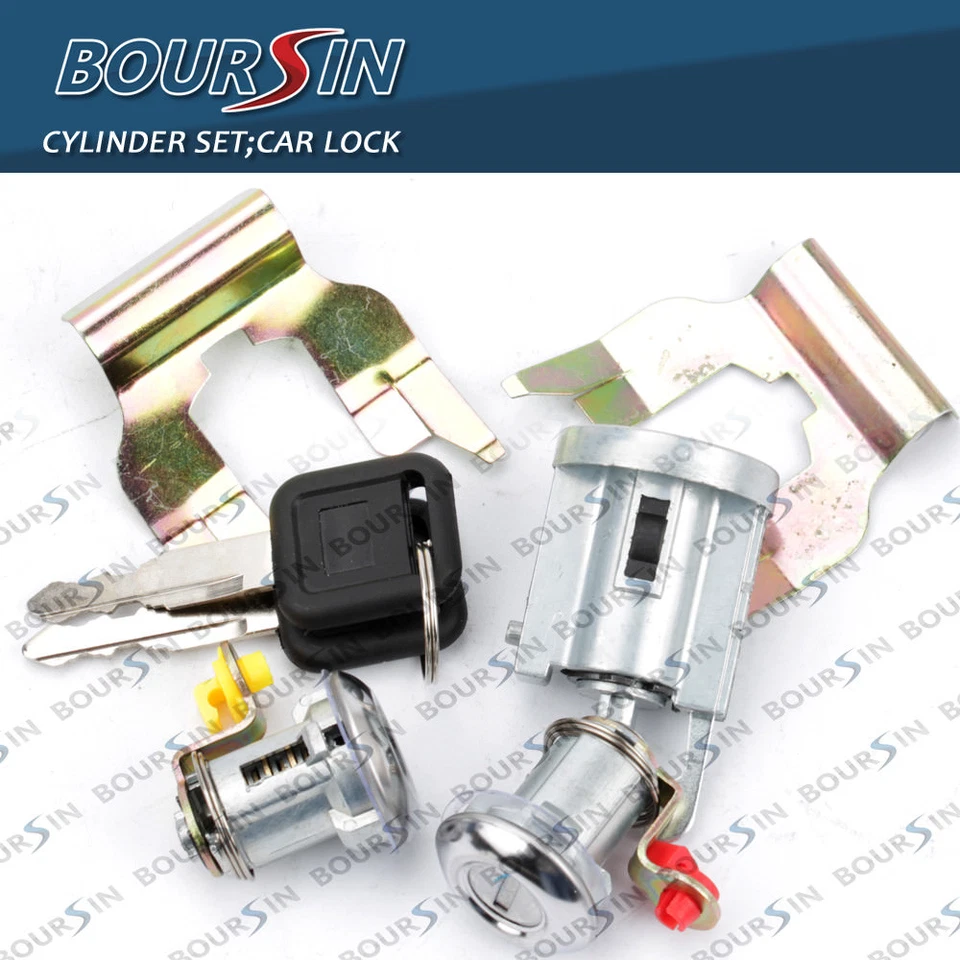 Juego de llaves de cilindro de encendido y cerradura de puerta para C W4500 1994-2007 con clips Foto 1 de 1