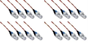 Hubsan X4 H107L H107-a32 3.7v Blue LED Lights Set Night Flying 4 Pack - Picture 1 of 8