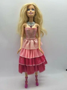 2009 Mattel Barbie Sparkle Lights Pink Princess Doll R4109 Works nice - Picture 1 of 5