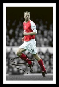 Dennis Bergkamp - Arsenal Autograph Signed & Framed Photo - Picture 1 of 1
