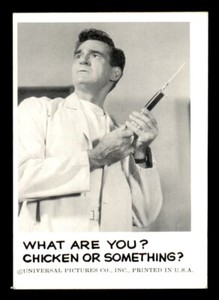 1961 Leaf Spook Stories #4 What Are You Chicken Or Something EX