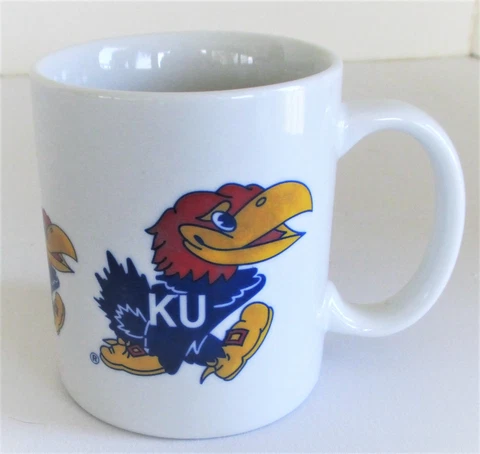 Kansas University KU Jayhawks Coffee Mug Cup Cover