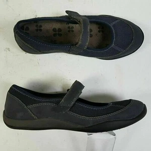 Orthaheel Shoes Womens Size 7 Mary Janes Arcadia Blue Flats Comfort Slip On - Picture 1 of 9
