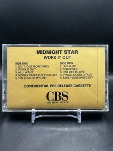 Midnight Star – Work It Out / Cassette / Solar Records / Promo / Sealed /1990 - Picture 1 of 3