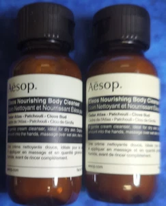 2 x Aesop Eleos Nourishing Body Cleanser 1.6 oz each travel size - Imagen 1 de 3