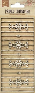 Little Birdie Laser Cut Primed Chipboard 1/Pkg-Ornate Grill 1PCBD399-82004 - Picture 1 of 1