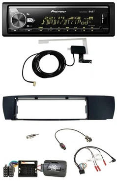 Pioneer Bluetooth DAB USB Lenkrad Autoradio für BMW X3 04-10 E83 seitlich - Bild 1 von 4
