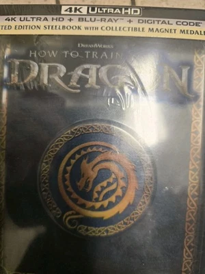 3-DVDS-How To Train Your Dragon (2025) Steelbook+HOW TO TRAIN YOUR DRAGON+ LILO - Image 1 of 3