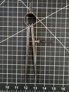 "Brújula/divisor vintage marrón y afilado serie 800 - 8"" de alto" - Imagen 1 de 3
