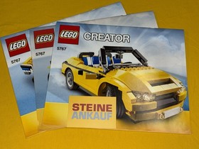 LEGO &reg; instructions / instruction from 5767 creator sports car / convertible yellow