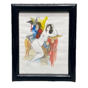 Itzchak Tarkay "Elinore" Limited Edition Lithograph From "Seasons of The Year" - Bild 1 von 10
