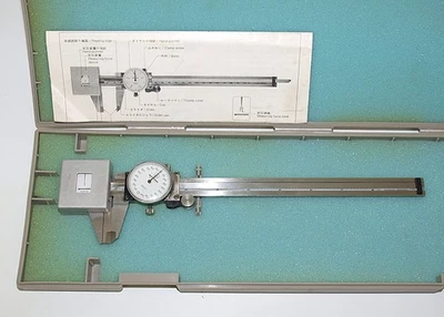 RARE MITUTOYO LOW PRESSURE DIAL CALIPER 0-7" for RESILIENT MATERIALS 536-252 - Image 1 of 4