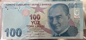 Turkey 100 Lira 2009 (2022, series G) UNC P-226e \combine shipping\GB40s - Picture 1 of 2