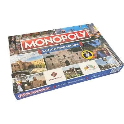 Monopoly Board Game San Antonio Edition: 2-6 Players Family Age 8+ New Sealed - Image 1 of 4