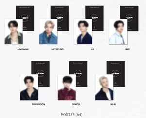 ENHYPEN 4A POSTER Artist-Made Collection by ENHYPEN - Picture 1 of 1