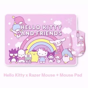 Razer x Sanrio Hello Kitty¹ DeathAdder Goliathus Mouse and Mouse Pad Combo - Picture 1 of 4