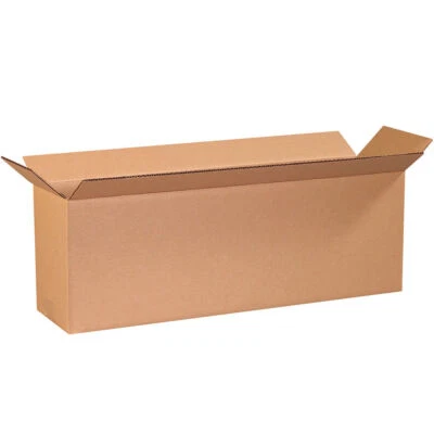 50 - 24 x 6 x 8 Corrugated Shipping Boxes Storage Cartons Moving Packing Box - Image 1 of 2