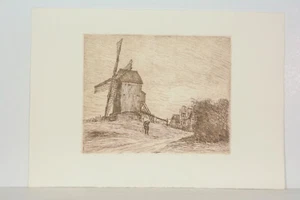 Friedrich Schaper / aguafuerte / Griffelkunst185 B 4 / ¡impresión de descuento!! Sellado - Imagen 1 de 2