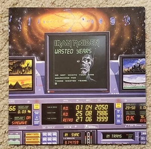 IRON MAIDEN - Wasted Years / Reach Out - 7 inch LP - UK Edition - Imagen 1 de 2