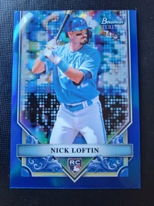 Nick Loftin 2024 Bowman Sterling Blue Scintillate Refractor Baseballkarte 24/25 - Bild 1 von 10