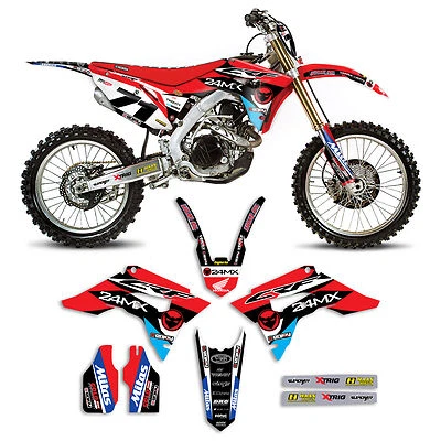 Kit de gráficos HONDA CRF 450 R 450R para equipo Honda Mxgp 2017 2018 2019 de fábrica Foto 1 de 4