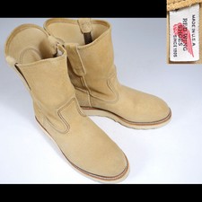 Out Of Print Red Wing 8168 Pecos Beige Suede Feather Tag 866 8866 Dog
